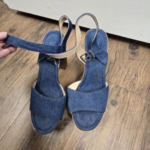Denim Blue Women's Sandals